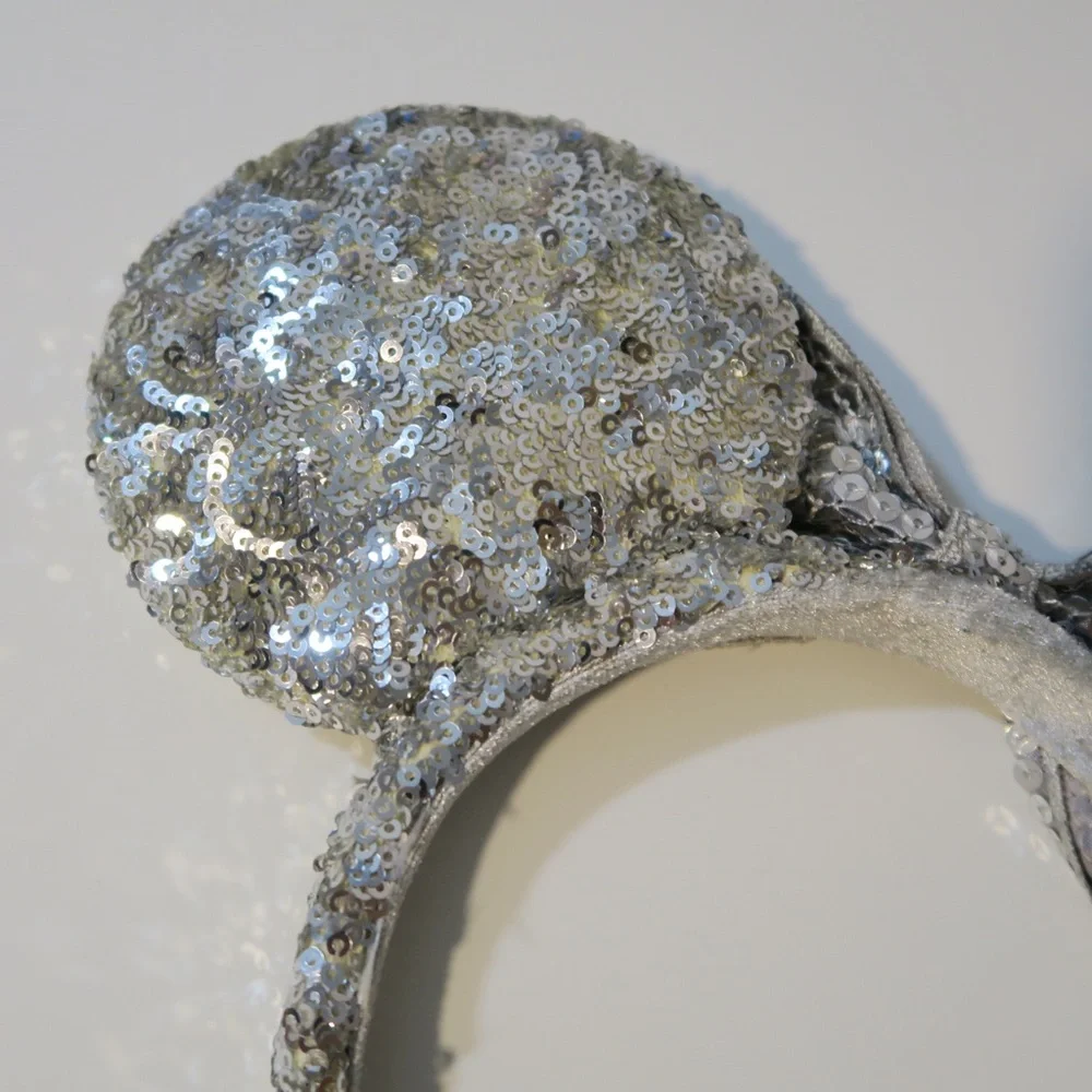 Sequin Minnie Mouse‎ Ears Headband Disneyland Mickey Mouse Disney Festive
